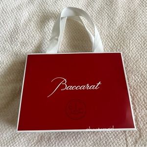 🛍️Brand New Red Baccarat Shopping Tote/Gift Bag🛍️